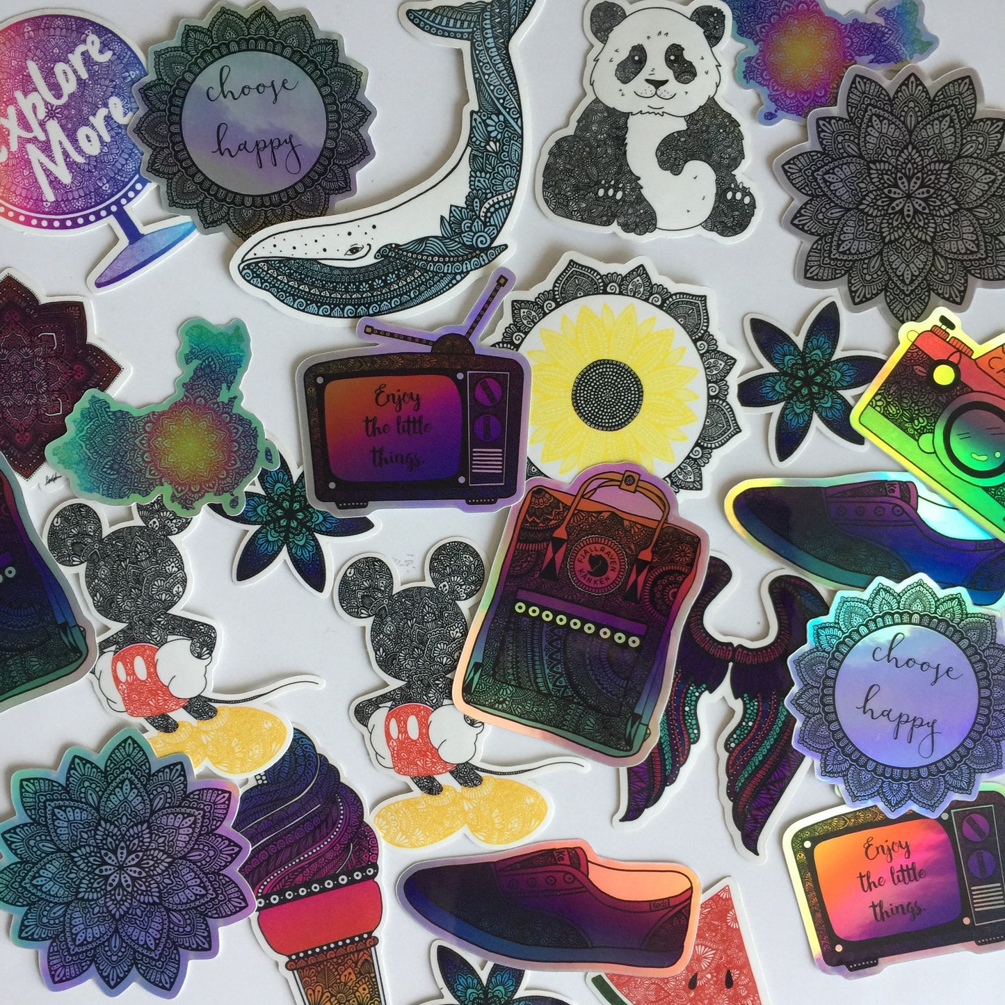 Sticker bundle - waterproof sticker - stickers - mandala sticker