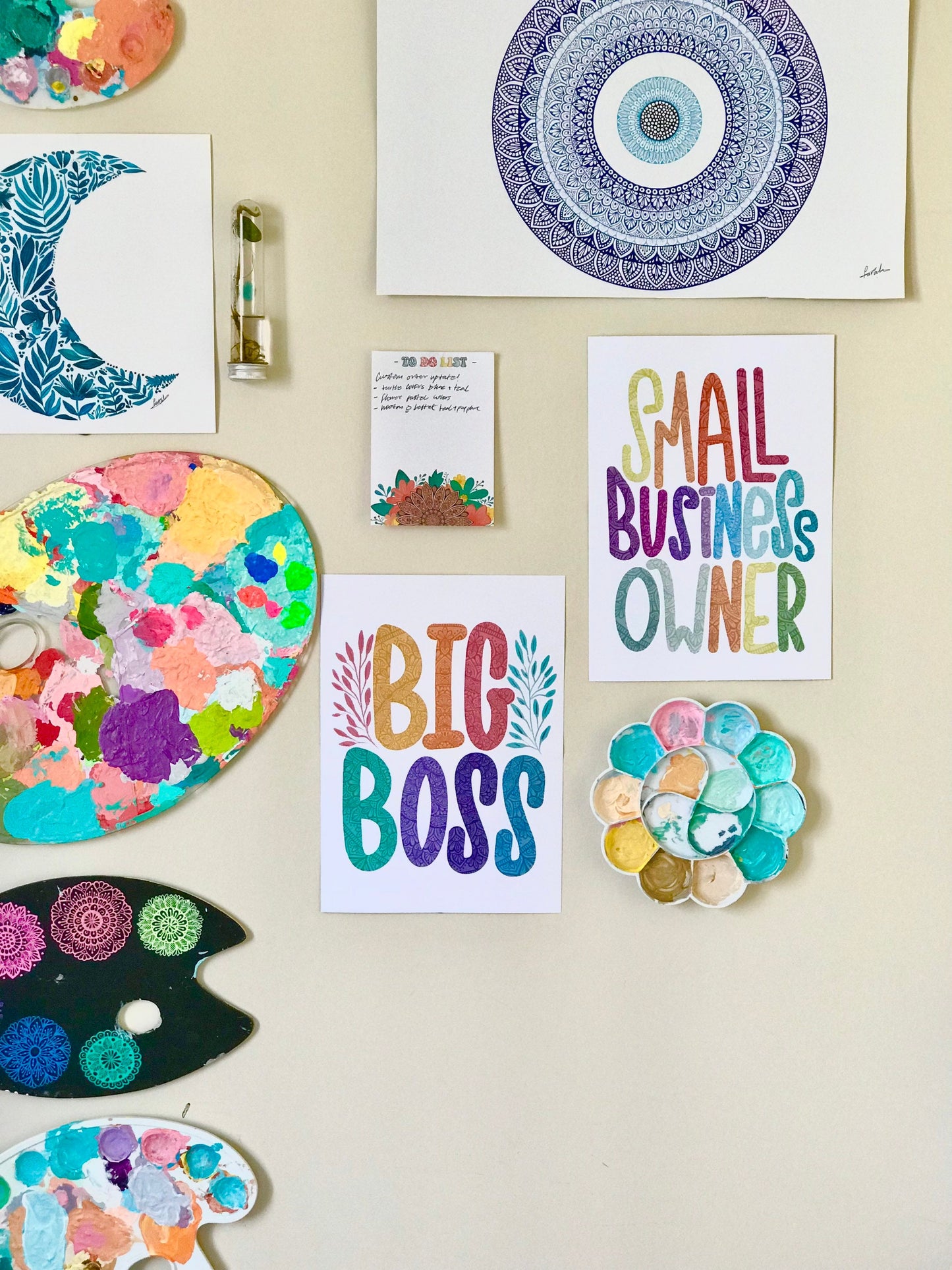 Big boss mandala print