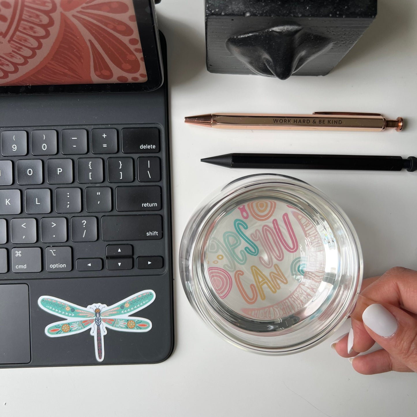 Yes you can mandala acrylic coaster