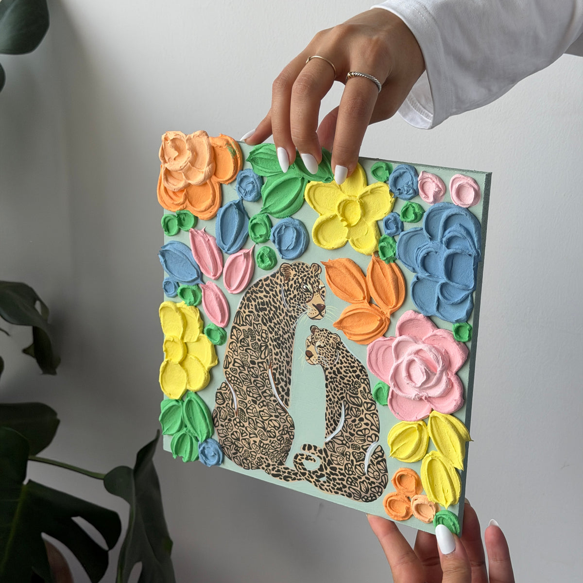BLOOMIVERSE “simply together ” textured floral original