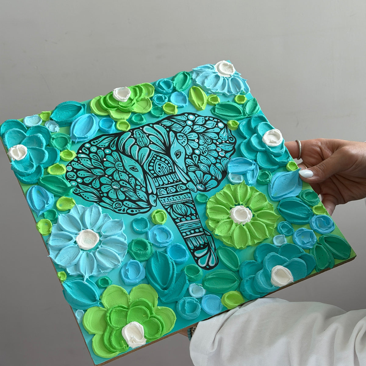 BLOOMIVERSE “wonder jangle” textured floral original