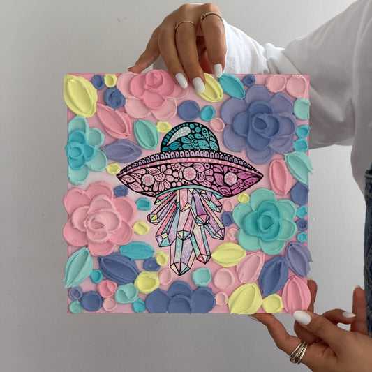 BLOOMIVERSE “soft landing ” textured floral original