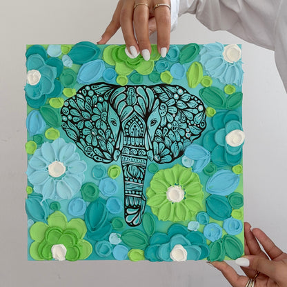 BLOOMIVERSE “wonder jangle” textured floral original