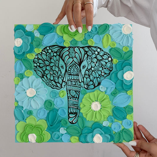 BLOOMIVERSE “wonder jangle” textured floral original
