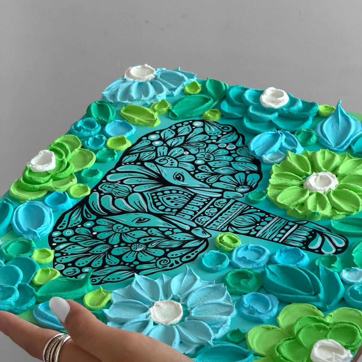 BLOOMIVERSE “wonder jangle” textured floral original