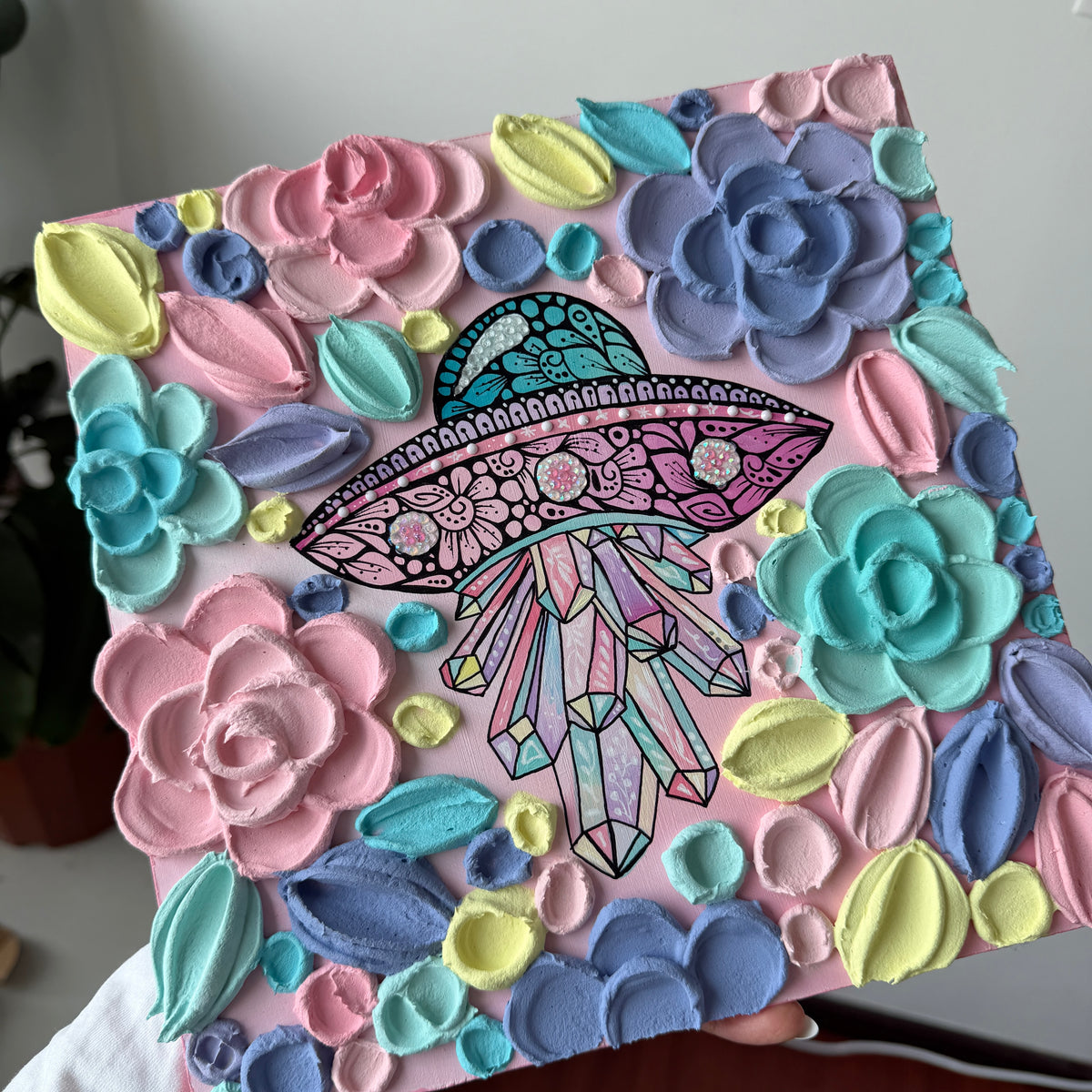 BLOOMIVERSE “soft landing ” textured floral original