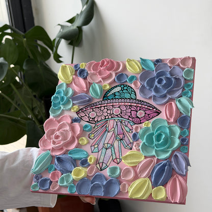 BLOOMIVERSE “soft landing ” textured floral original