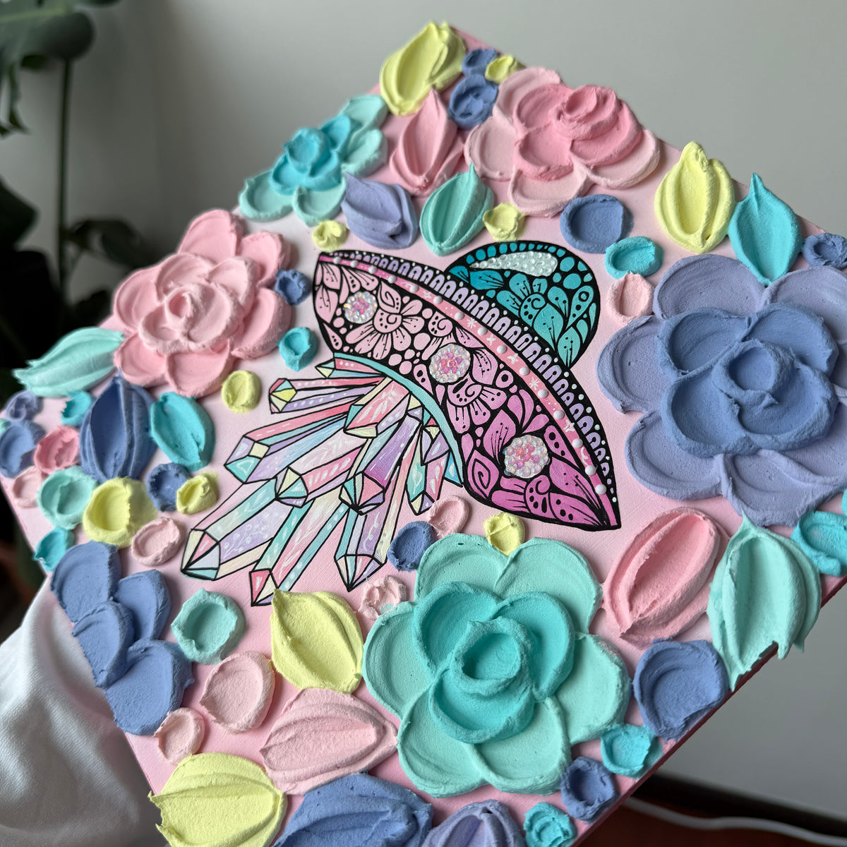 BLOOMIVERSE “soft landing ” textured floral original
