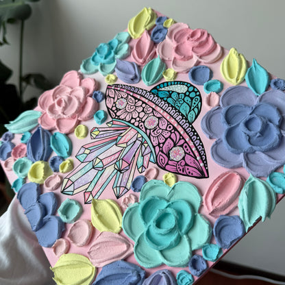 BLOOMIVERSE “soft landing ” textured floral original