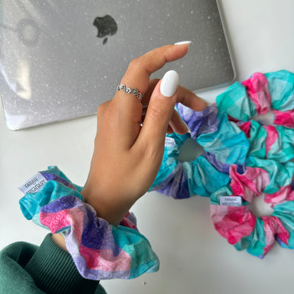 FBA scrunchies set of 3 - 100% cotton scrunchies