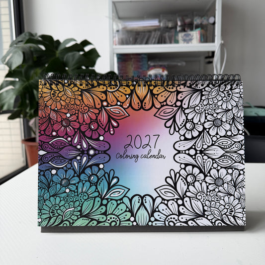 2027 Mandala Coloring Calendar (preorder)