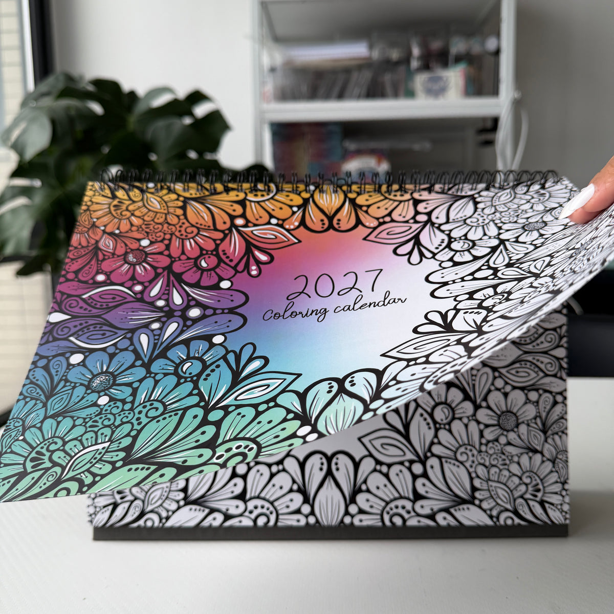 2027 Mandala Coloring Calendar (preorder)