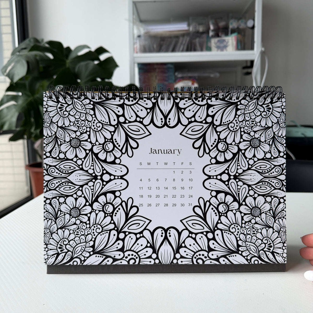 2027 Mandala Coloring Calendar (preorder)
