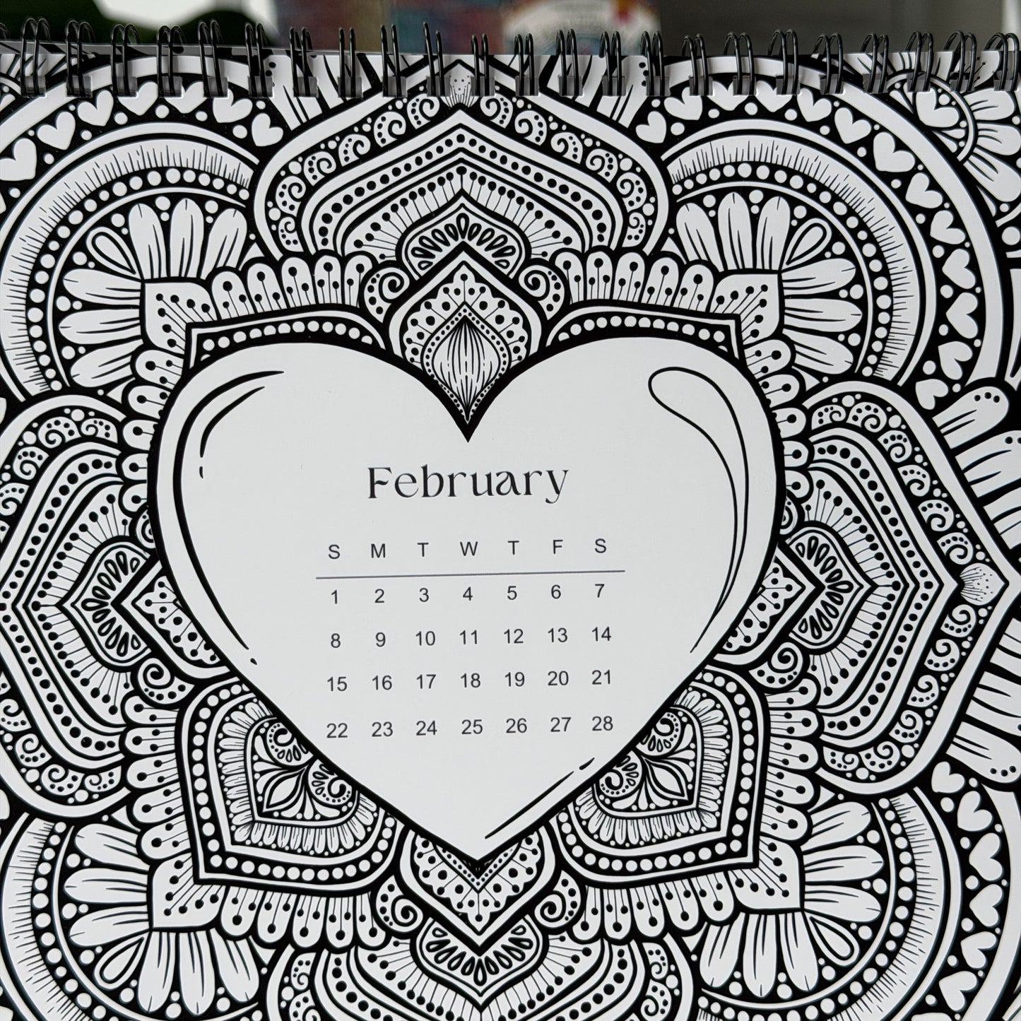 2027 Mandala Coloring Calendar (preorder)
