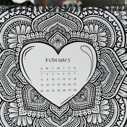 2027 Mandala Coloring Calendar (preorder)