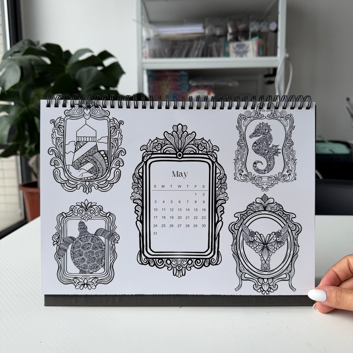 2027 Mandala Coloring Calendar (preorder)