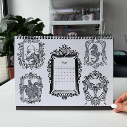 2027 Mandala Coloring Calendar (preorder)