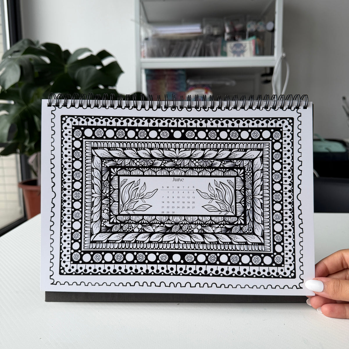 2027 Mandala Coloring Calendar (preorder)