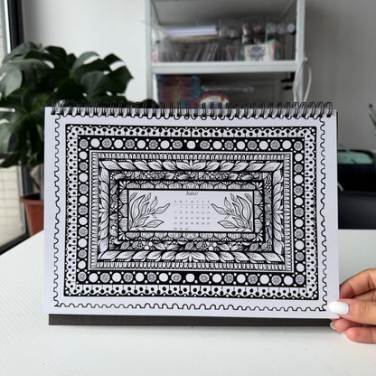2027 Mandala Coloring Calendar (preorder)