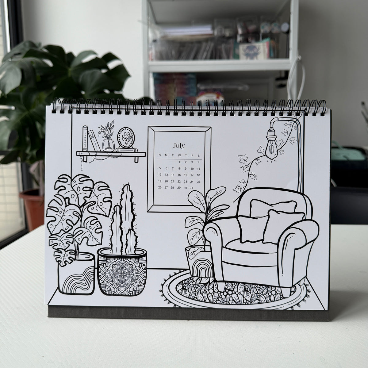 2027 Mandala Coloring Calendar (preorder)