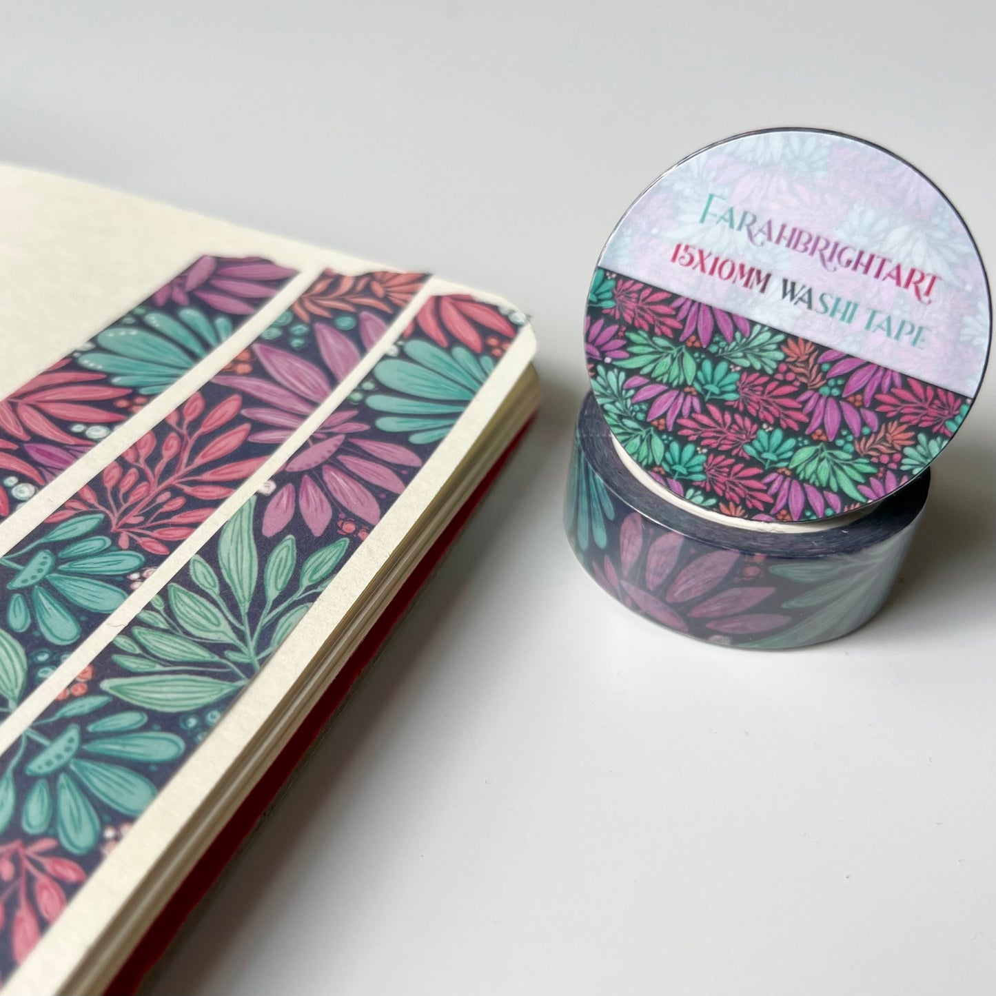 Midnight plant 10mm washi tape