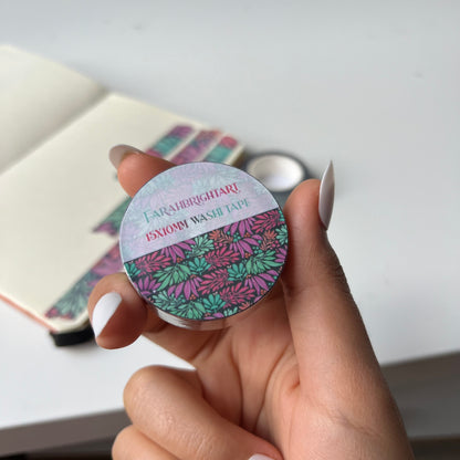 Midnight plant 10mm washi tape