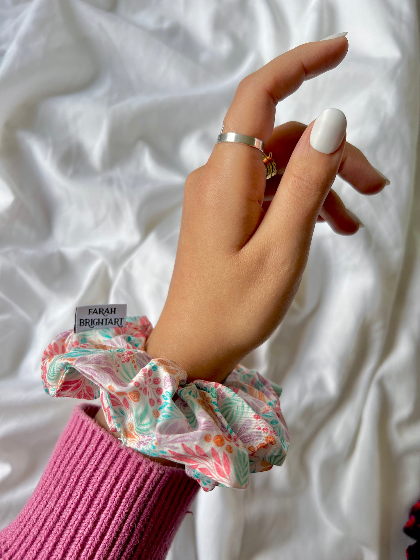 FBA scrunchies set of 3 - 100% cotton scrunchies