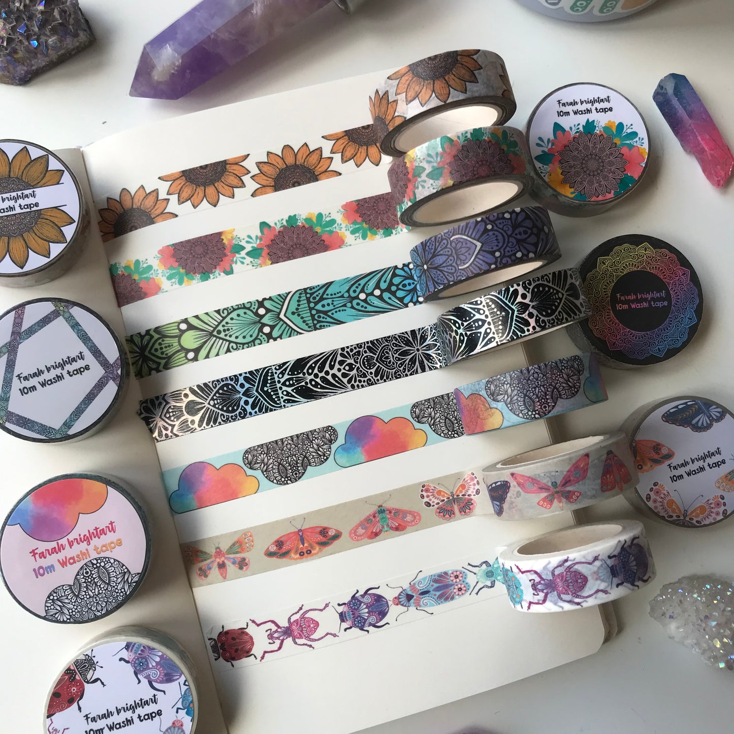 Mastery 10mm Washi tape pack 10