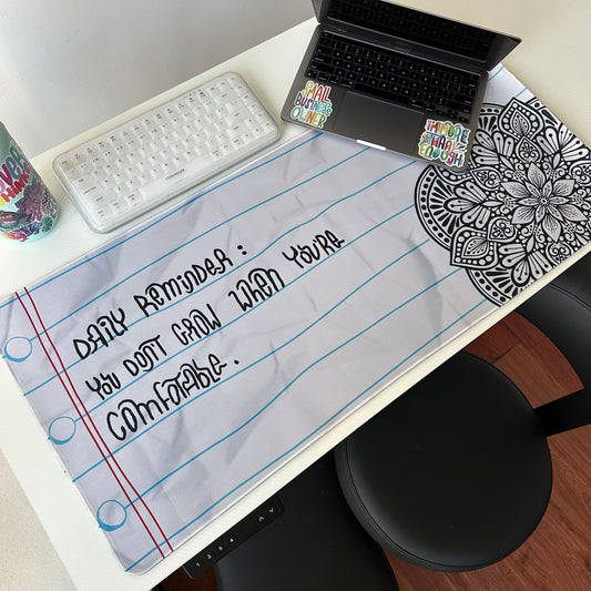 Daily reminder mandala desk pad