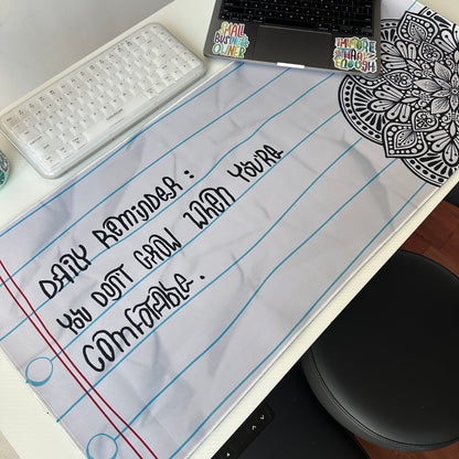 Daily reminder mandala desk pad