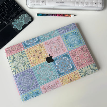 Imperfect mandala Laptop Skin – Floral Laptop Decal, Waterproof Sticker