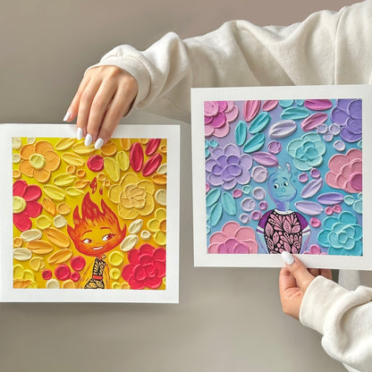 Elemental prints set of 2