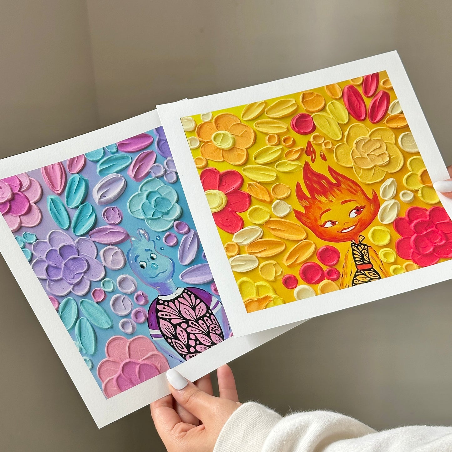 Elemental prints set of 2