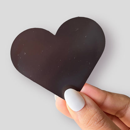 Rainbow mandala heart magnet