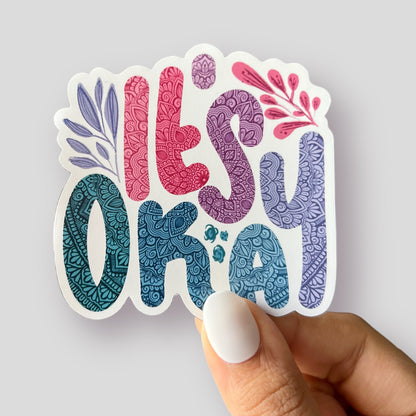 It’s okay mandala magnet