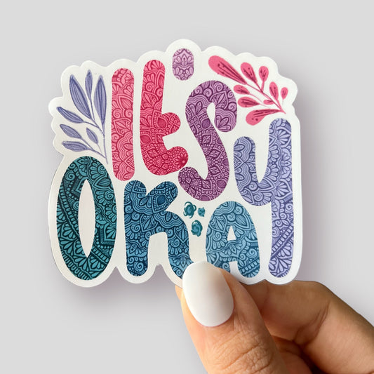 It’s okay mandala magnet