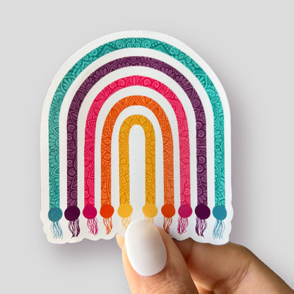 zentangle Rainbow magnet