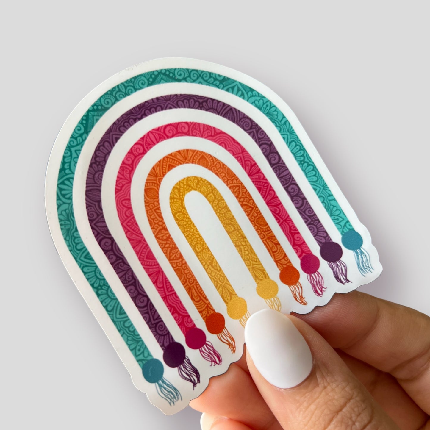 zentangle Rainbow magnet
