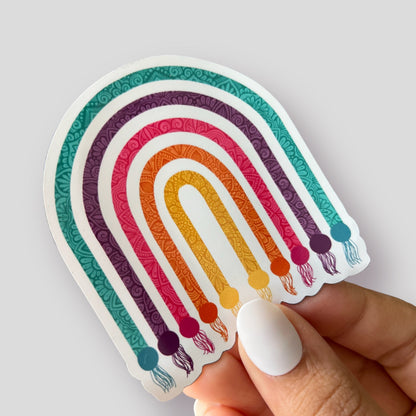 zentangle Rainbow magnet