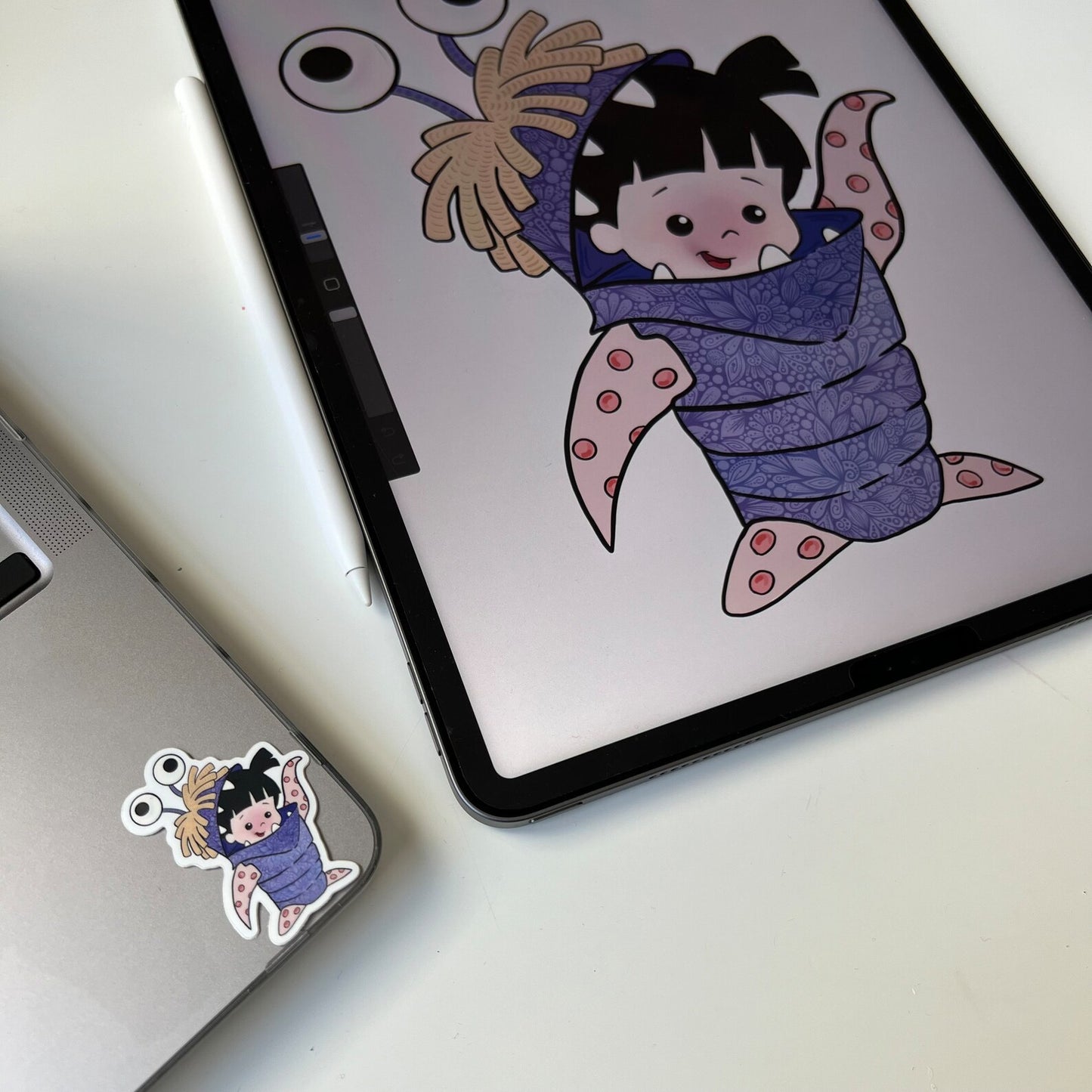 Boo mini zentangle stickers