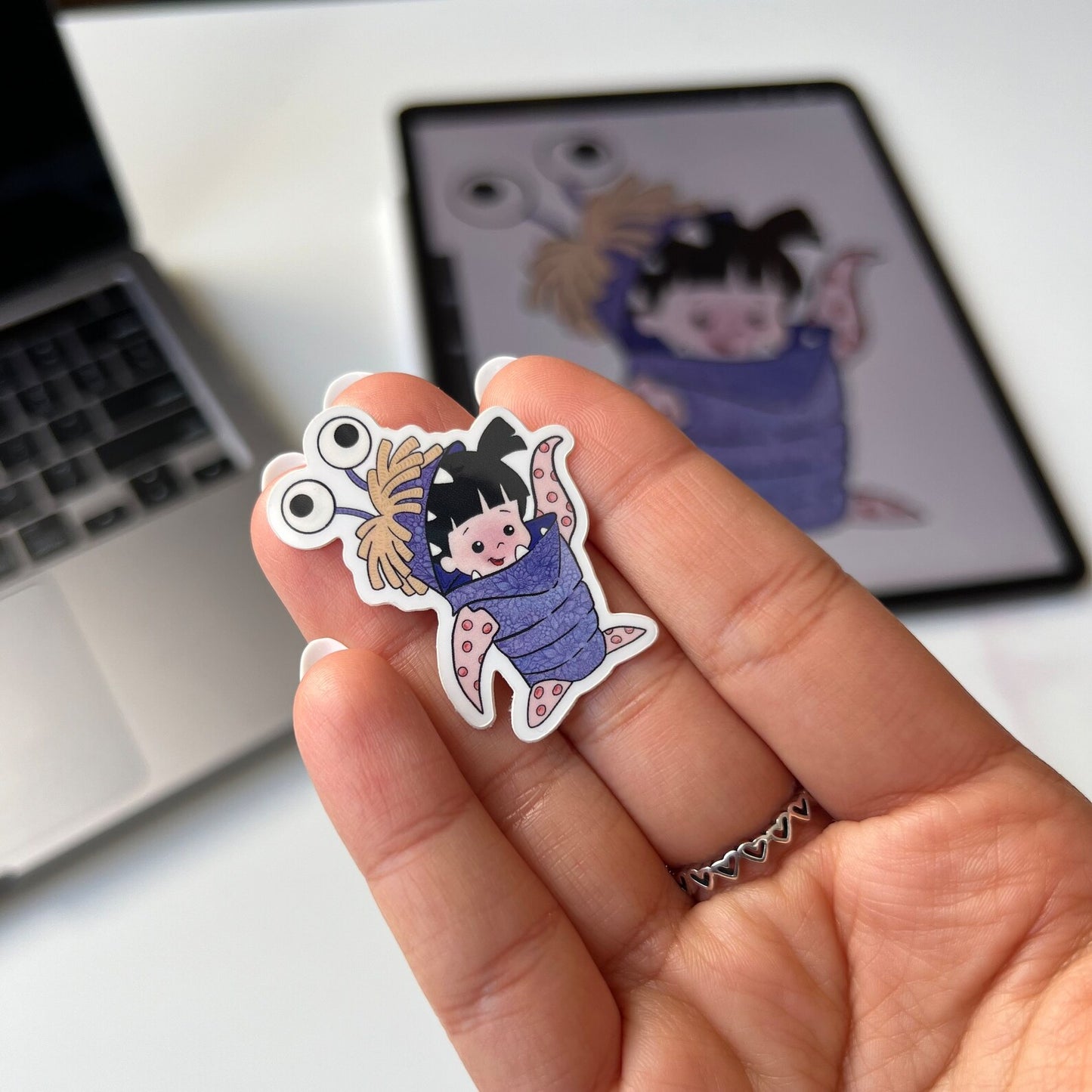 Boo mini zentangle stickers