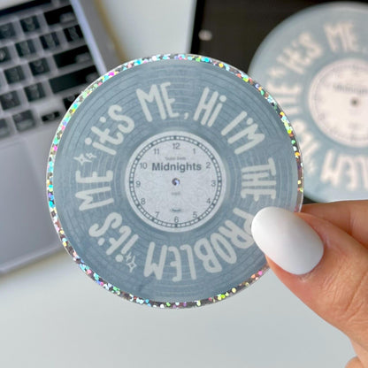 It's Me Hi I'm The Problem Sticker, Mandala Design