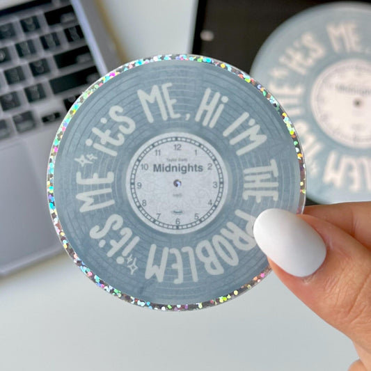 It's Me Hi I'm The Problem Sticker, Mandala Design