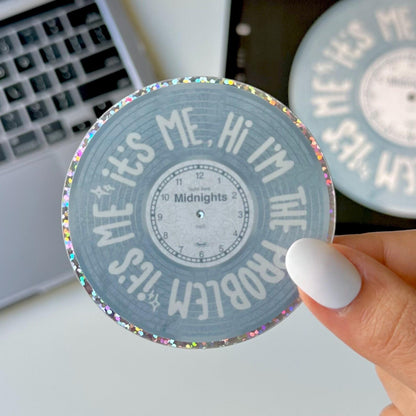 It's Me Hi I'm The Problem Sticker, Mandala Design