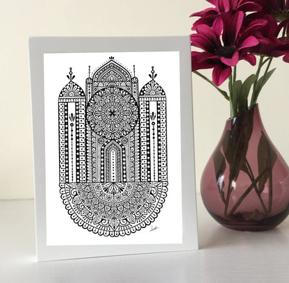 Mandala Coloring Sheet - Digital Art, Printable Design (A4)