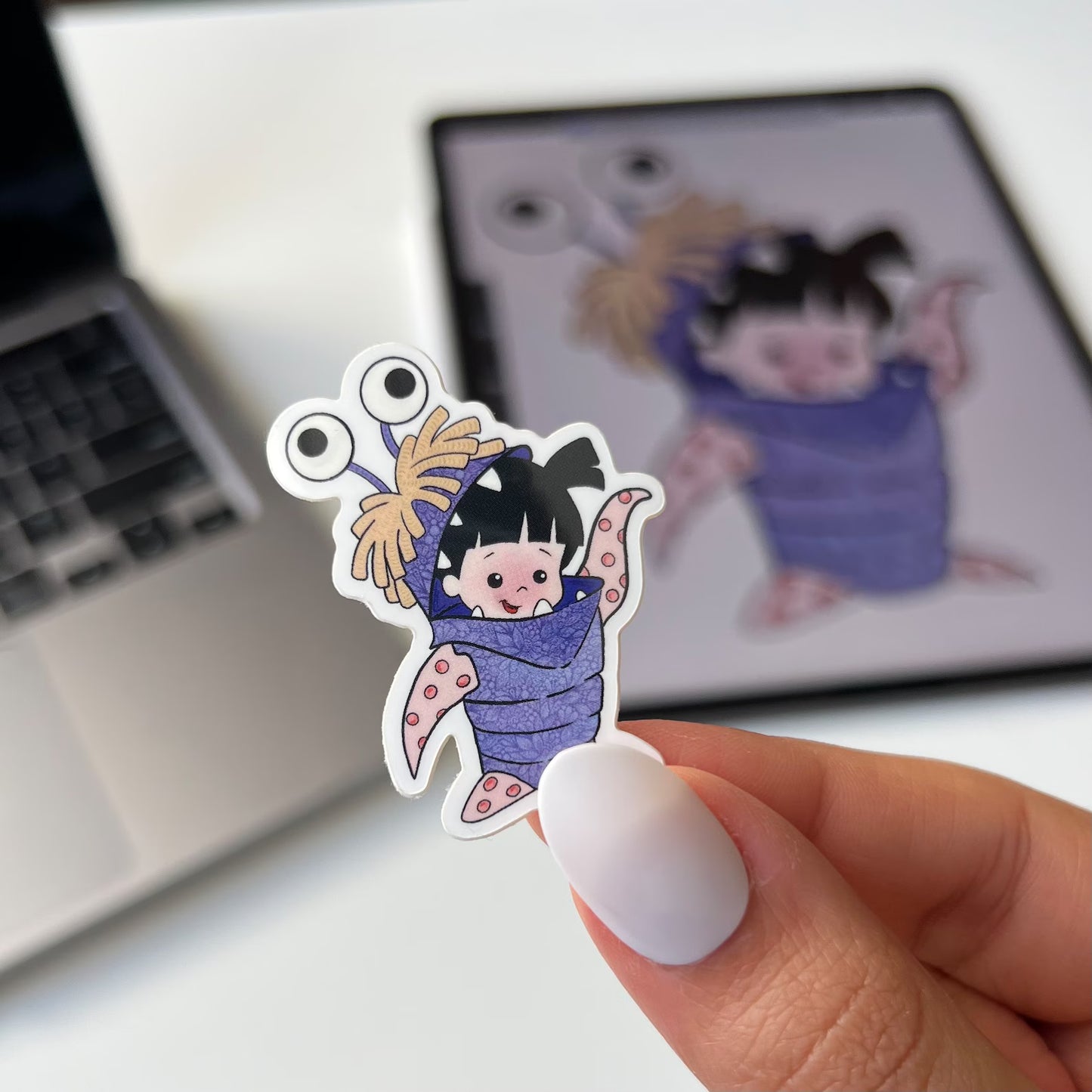 Boo mini zentangle stickers