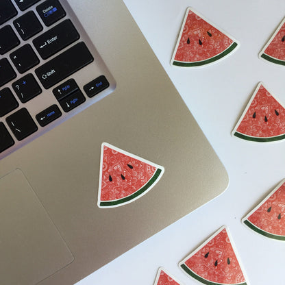 Watermelon zentangle stickers