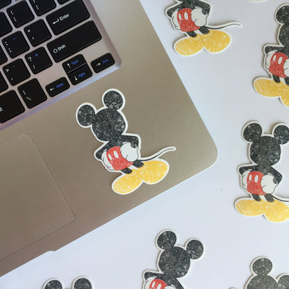 Zentangle mickymouse sticker