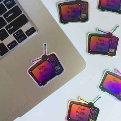 Tv holographic sticker