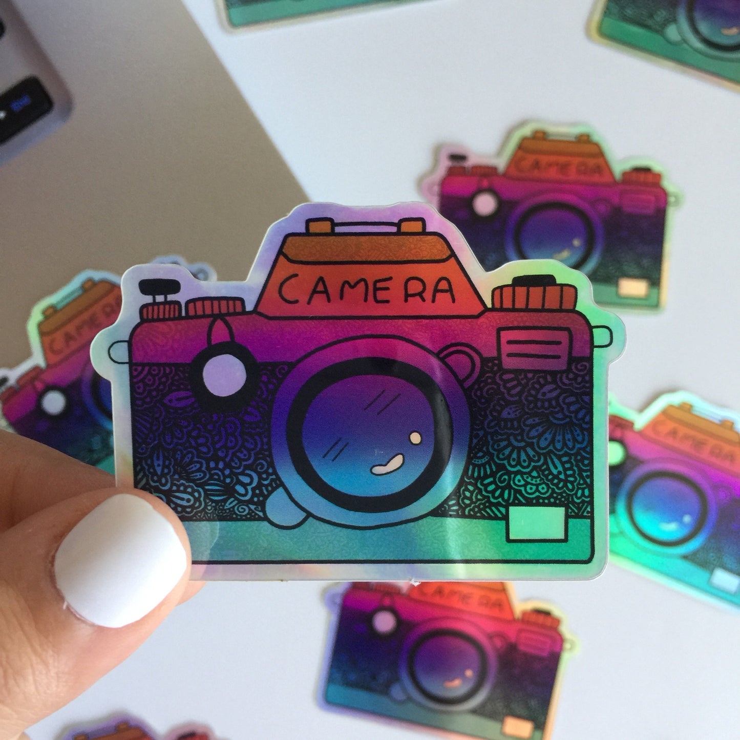 Zentangle Camera  stickers